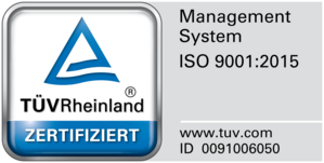 TÜV Rheinland Zertifizierung