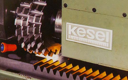 Rack - straight toothed - is milled  